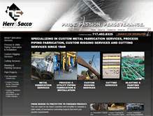 Tablet Screenshot of herrandsacco.com